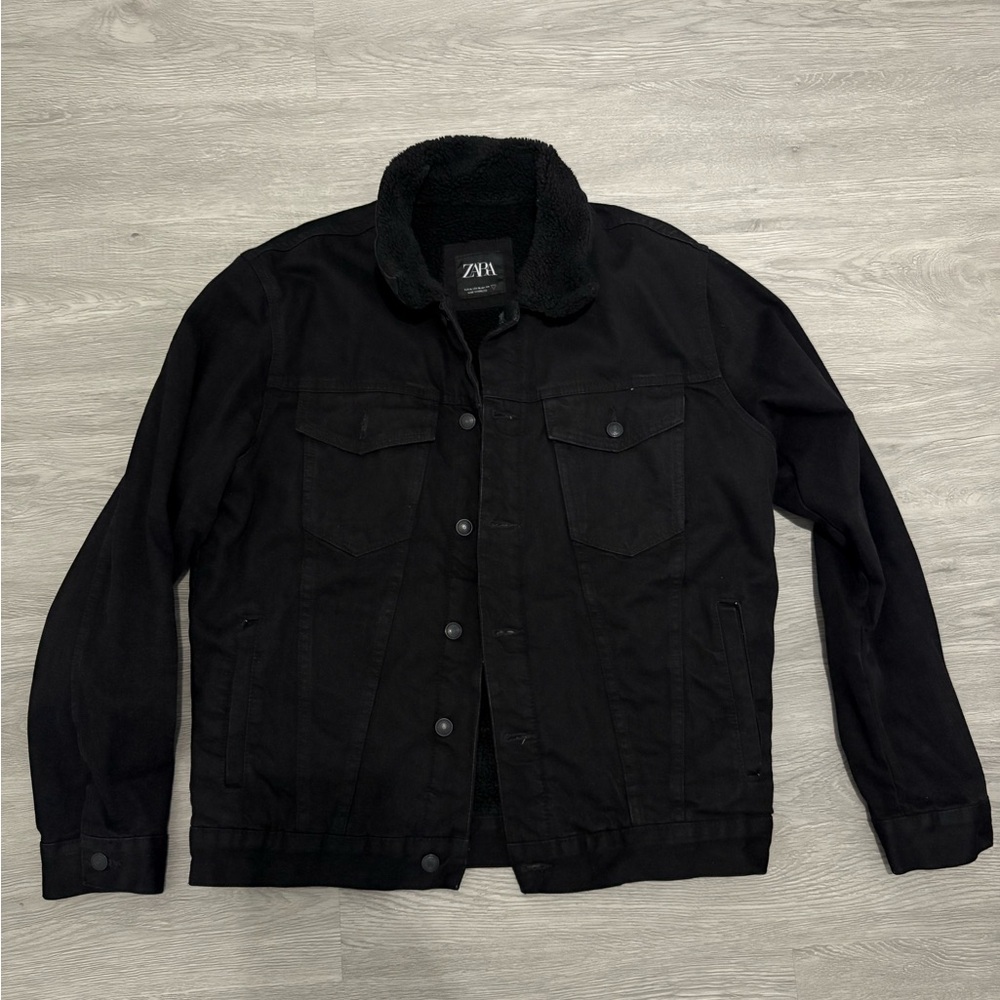 Zara Men's Classic Black Jacket